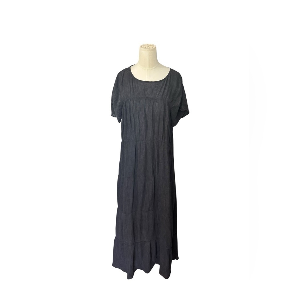 All row Midi Black Dress size Large